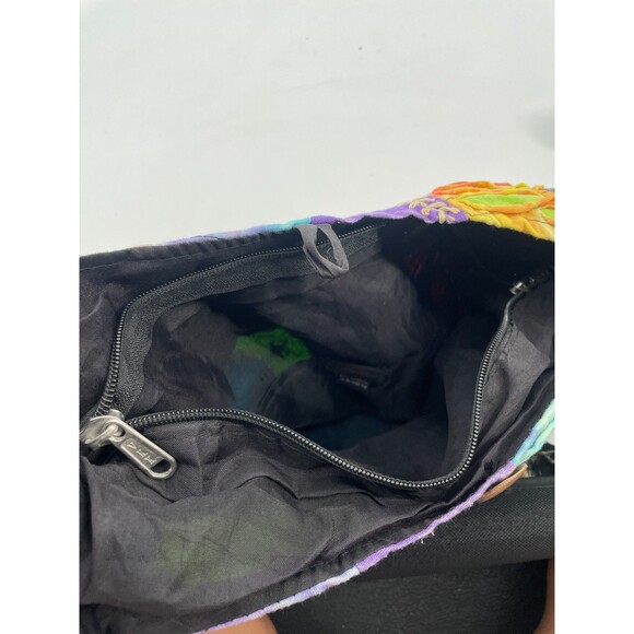Tie Dye Hippie Hobo Colorful Artsy Shoulder Crossbody Bag Cotton Satchel Nepal - Picture 8 of 8